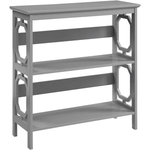 image:imageConvenience Concepts Omega 3 Tier Bookcase WhiteGrey