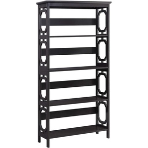 image:imageConvenience Concepts Omega 5 Tier Bookcase GrayEspresso