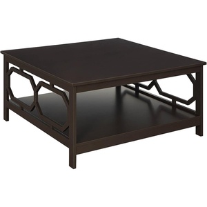 image:imageConvenience Concepts Omega Square 36 Coffee Table GrayEspresso