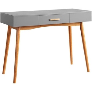 image:imageConvenience Concepts Oslo 1 Drawer Desk WhiteGrey