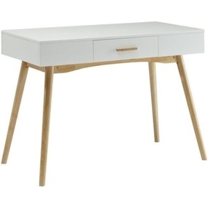 image:imageConvenience Concepts Oslo 1 Drawer Desk WhiteWhite