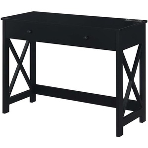 image:imageConvenience Concepts Oxford Desk with Charging Station 42 BlackBlack