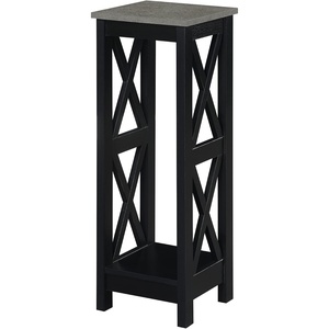 image:imageConvenience Concepts Oxford Plant Stand Tall Cement  Black