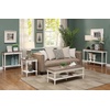image:imageConvenience Concepts French Country Console Table with Drawer 48  Side Table with Storage Shelf Narrow Entryway Hall Table for Living Room DriftwoodWhiteDriftwoodWhite