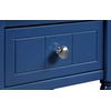 image:imageConvenience Concepts French Country Khloe 1 Drawer Accent End Table 14  Traditional Farmhouse Side Table with Storage Drawer and Shelf for Living Room DriftwoodWhiteCobalt Blue