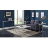 image:imageConvenience Concepts Gold Coast Faux Marble Console Table Faux Marble  SilverFaux Marble  Silver