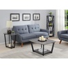 image:imageConvenience Concepts Graystone Coffee Table Weathered Gray  Black FrameWeathered GrayBlack