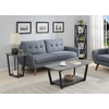 image:imageConvenience Concepts Graystone Coffee Table Weathered Gray  Black FrameWeathered GrayBlack
