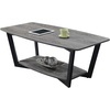 image:imageConvenience Concepts Graystone Coffee Table Weathered Gray  Black FrameWeathered GrayBlack