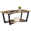 image:imageConvenience Concepts Graystone Coffee Table with Shelf BarnwoodBlackBarnwoodBlack