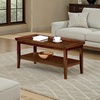 image:imageConvenience Concepts Ledgewood Coffee Table 42  Modern Center Room Accent with Storage Shelf for Transitional Traditional Living amp Family Room EspressoEspresso