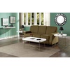 image:imageConvenience Concepts Lunar Coffee Table WhiteGoldWhite  Gold