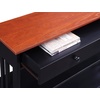 image:imageConvenience Concepts Mission 1 Drawer Console Table WhiteCherry  Black