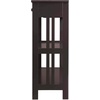 image:imageConvenience Concepts Mission 1 Drawer Console Table WhiteEspresso
