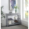 image:imageConvenience Concepts Mission 1 Drawer Console Table WhiteGrey