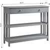 image:imageConvenience Concepts Mission 1 Drawer Console Table WhiteGrey