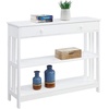 image:imageConvenience Concepts Mission 1 Drawer Console Table WhiteWhite