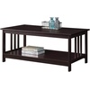 image:imageConvenience Concepts Mission Coffee Table GrayEspresso