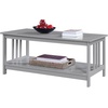 image:imageConvenience Concepts Mission Coffee Table GrayGrey