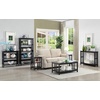 image:imageConvenience Concepts Mission Console Table with Shelf GrayBlack
