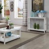 image:imageConvenience Concepts Mission Console Table with Shelf GrayWhite