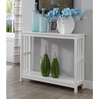 image:imageConvenience Concepts Mission Console Table with Shelf GrayWhite