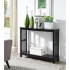 image:imageConvenience Concepts Mission Console Table with Shelf WhiteBlack