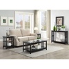 image:imageConvenience Concepts Mission Console Table with Shelf WhiteBlack