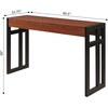 image:imageConvenience Concepts Monterey Console Table 495  Modern Narrow Sofa Display Accent with Storage Shelf for Contemporary Living Room Entryway Hallway or Bedroom CherryBlackCherry
