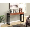 image:imageConvenience Concepts Monterey Console Table 495  Modern Narrow Sofa Display Accent with Storage Shelf for Contemporary Living Room Entryway Hallway or Bedroom CherryBlackCherry