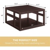 image:imageConvenience Concepts Monterey Square Coffee Table 315  Modern Living Room Table with Storage Shelf for Family Room BlackEspresso