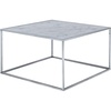 image:imageConvenience Concepts Gold Coast Faux Marble Coffee Table Faux Marble  SilverBlack Faux Marble  Silver