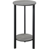 image:imageConvenience Concepts Graystone 2 Tier Tall Plant Stand 31  Industrial Stand for Plants Vases and Antiques Urban Modern Design for the Living Room Hallway Entryway BlackBlackWeathered GrayBlack