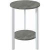 image:imageConvenience Concepts Graystone 24 inch 2 Tier Plant Stand  Industrial Stand for Plants Vases and Antiques Urban Modern Design for the Living Room Hallway Entryway Faux BirchWhiteFaux BirchWhite