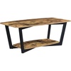 image:imageConvenience Concepts Graystone Coffee Table with Shelf BarnwoodBlackBarnwoodBlack