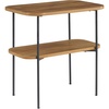 image:imageConvenience Concepts Lunar Chairside End Table with Shelf DriftwoodBlack