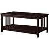 image:imageConvenience Concepts Mission Coffee Table GrayEspresso