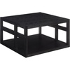 image:imageConvenience Concepts Monterey Square Coffee Table 315  Modern Living Room Table with Storage Shelf for Family Room BlackBlack