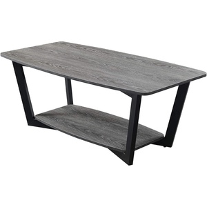 image:imageConvenience Concepts Graystone Coffee Table Weathered Gray  Black FrameWeathered GrayBlack