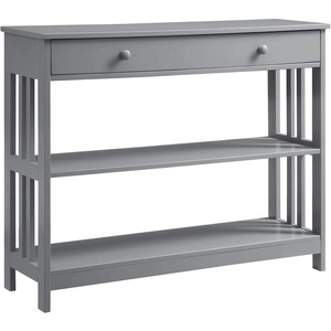 image:imageConvenience Concepts Mission 1 Drawer Console Table WhiteGrey