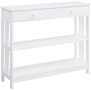 image:imageConvenience Concepts Mission 1 Drawer Console Table WhiteWhite