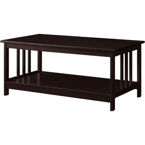image:imageConvenience Concepts Mission Coffee Table GrayEspresso