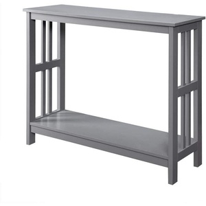 image:imageConvenience Concepts Mission Console Table with Shelf GrayGrey