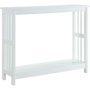 image:imageConvenience Concepts Mission Console Table with Shelf WhiteWhite