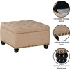 image:imageConvenience Concepts Designs4Comfort Herald Square Ottoman Coffee Table with Storage