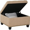 image:imageConvenience Concepts Designs4Comfort Herald Square Ottoman Coffee Table with Storage