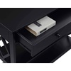 image:imageConvenience Concepts Diamond 1 Drawer Console Table GrayBlack