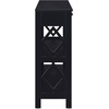 image:imageConvenience Concepts Diamond 1 Drawer Console Table GrayBlack
