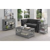 image:imageConvenience Concepts Diamond 1 Drawer Console Table GrayGrey