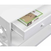image:imageConvenience Concepts Diamond 1 Drawer Console Table GrayWhite